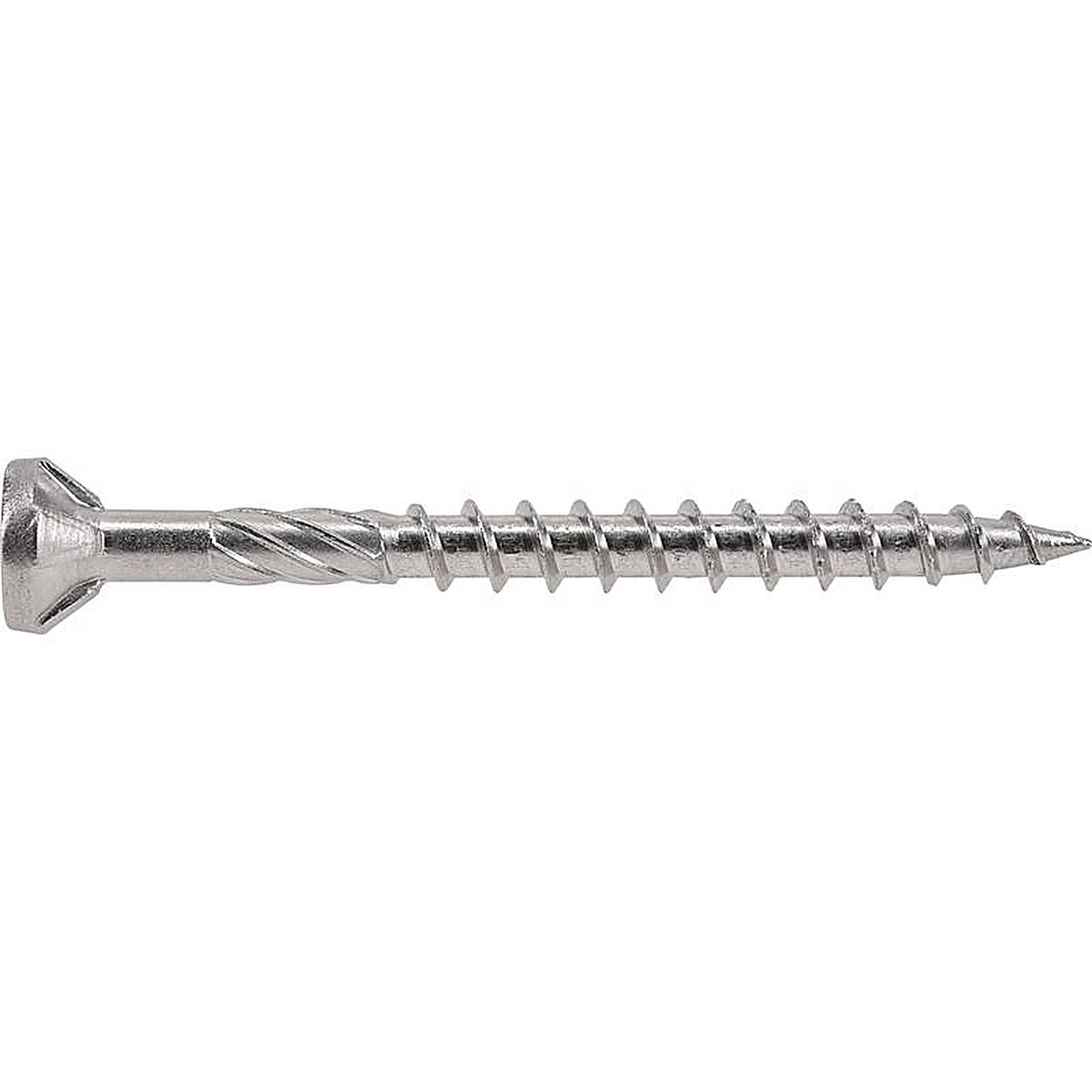 Hillman 48621 Power Pro No. 9 x 2 in. L Star Flat Head Exterior Deck Screws 1 lb.