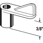 Prime-Line PL7774 Bright White Plastic Screen Clip For 3/8 inch 12/Pack