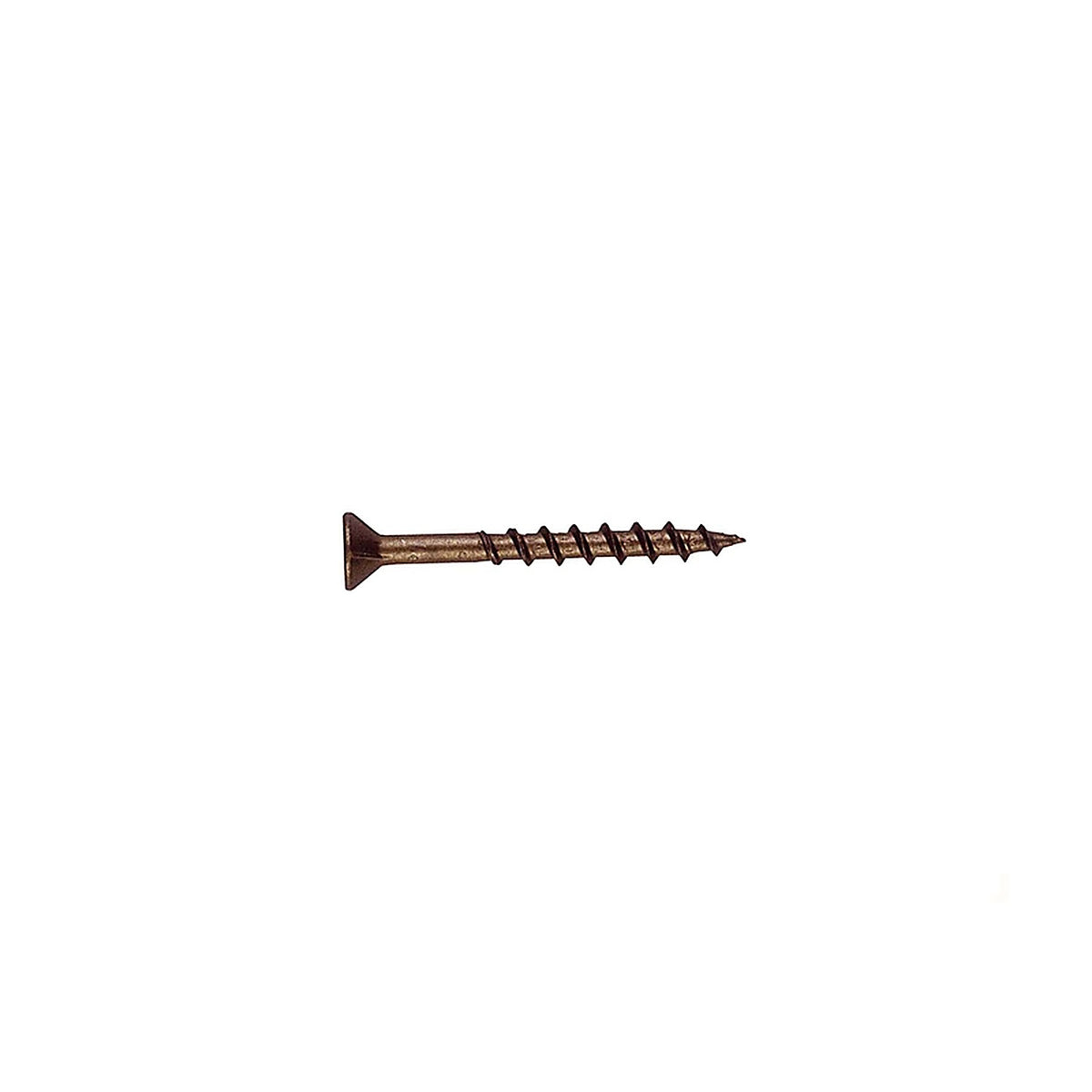 Grip-Rite 158GS25BK No. 6 x 1-5/8 in. L Phillips Yellow Zinc Wood Screws 25 lb. 25/Pack
