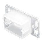 Prime-Line - R 7145 - Plastic Center Guide Drawer Track Back Plate 1 pk