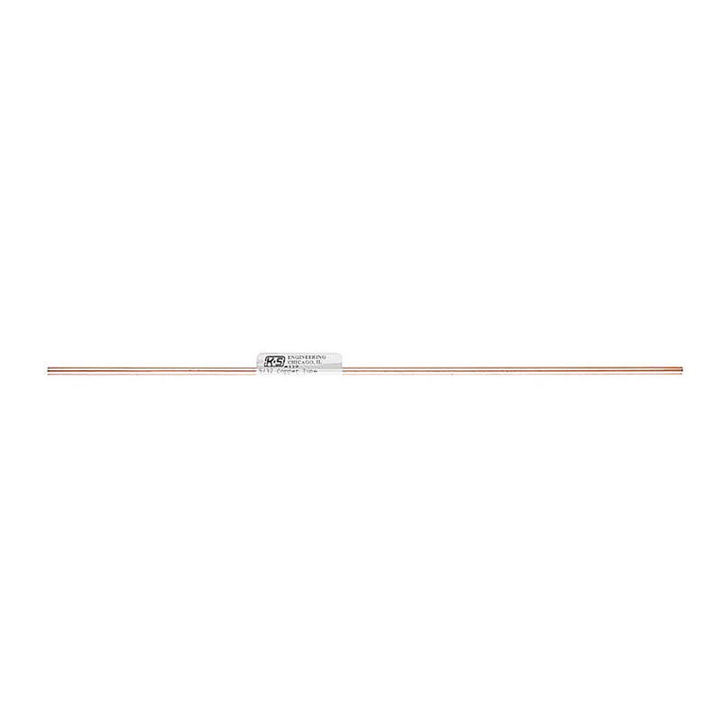 K&S 8119 5/32 in. Dia. x 1 ft. L Copper Tubing