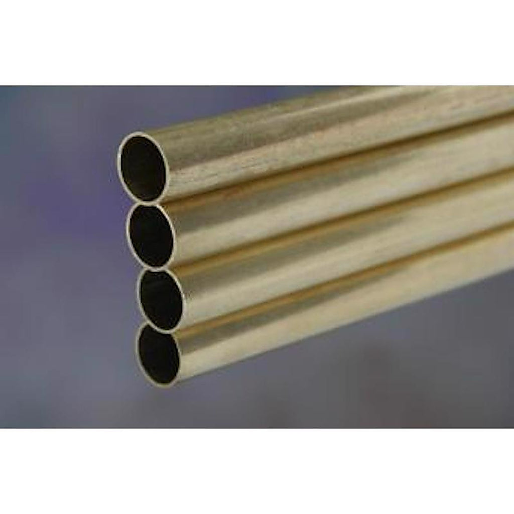 K&S 8130 7/32 in. Dia. x 12 in. L Round Brass Tube 1/Pack