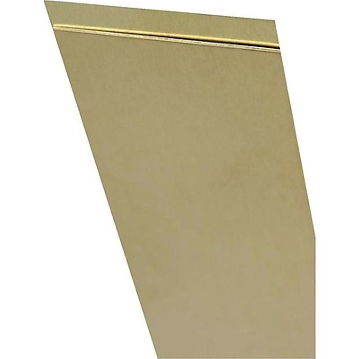 K&S 8233 0.016 in. x 3/4 in. W x 12 in. L Brass Metal Strip