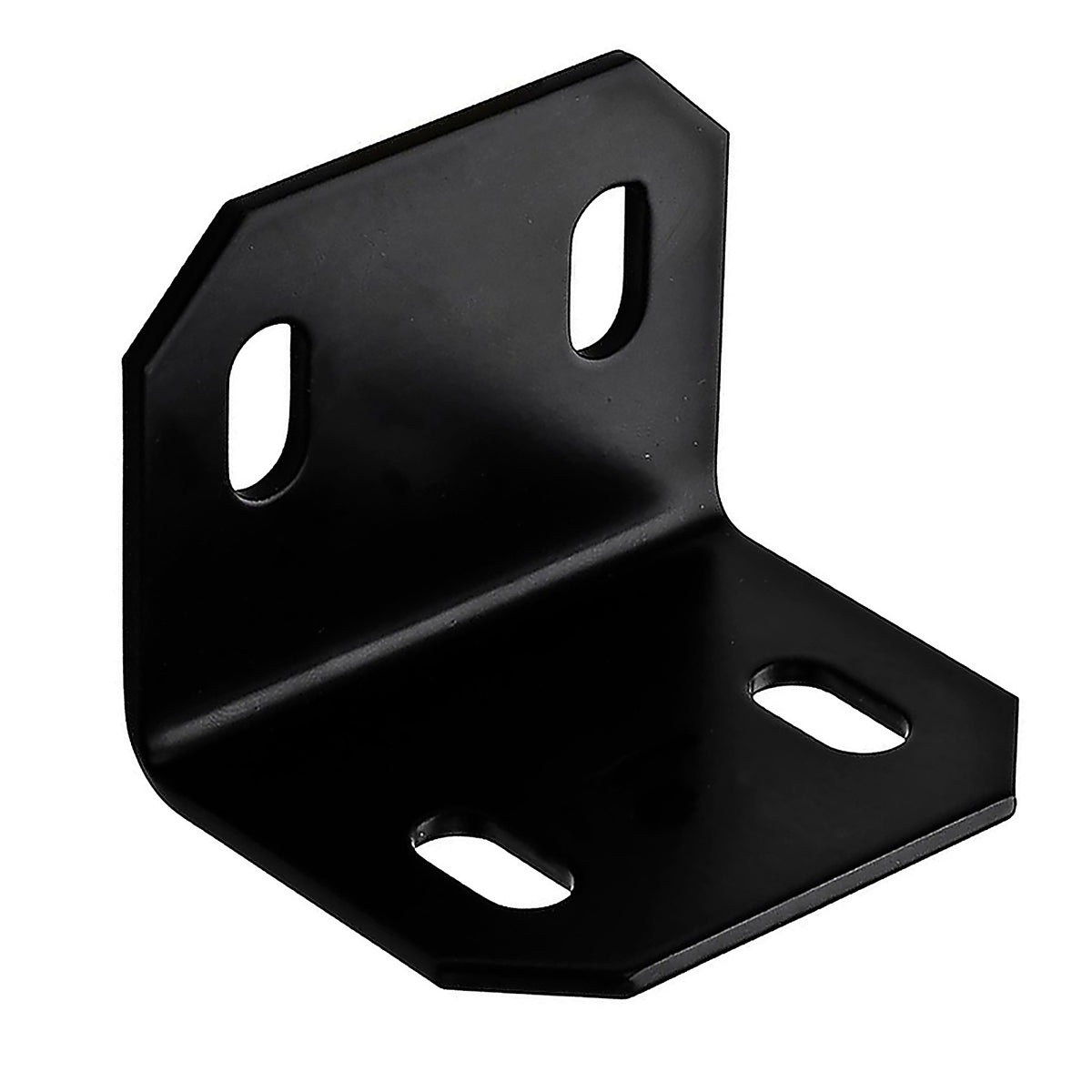 Hampton 01-3405-205 2-3/8 in. H x 3 in. W x 1/8 in. D Black Steel Square Corner Brace