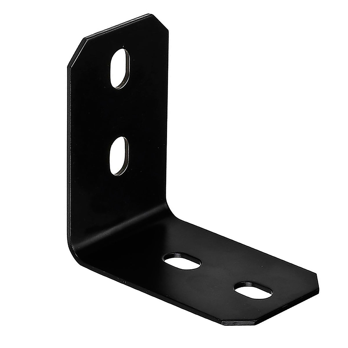 Hampton 01-3405-120 4-7/8 in. H x 3 in. W x 1/8 in. D Black Steel Inside L Corner Brace
