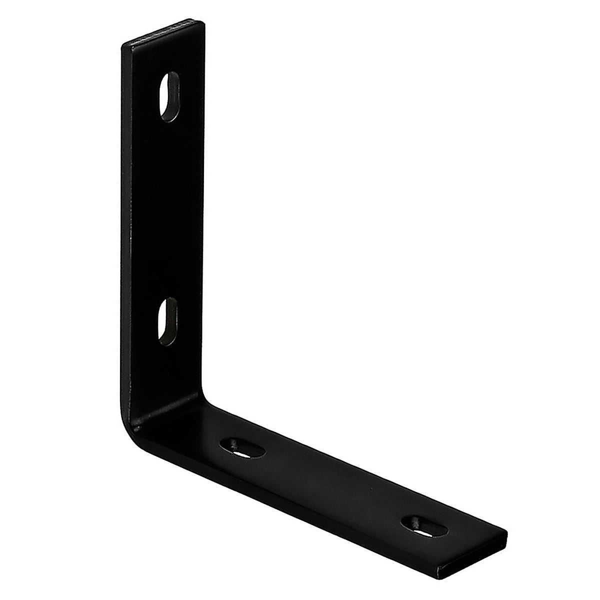 Hampton 01-3405-016 6-1/4 in. H x 1-1/2 in. W x 1/4 in. D Black Steel Inside L Corner Brace