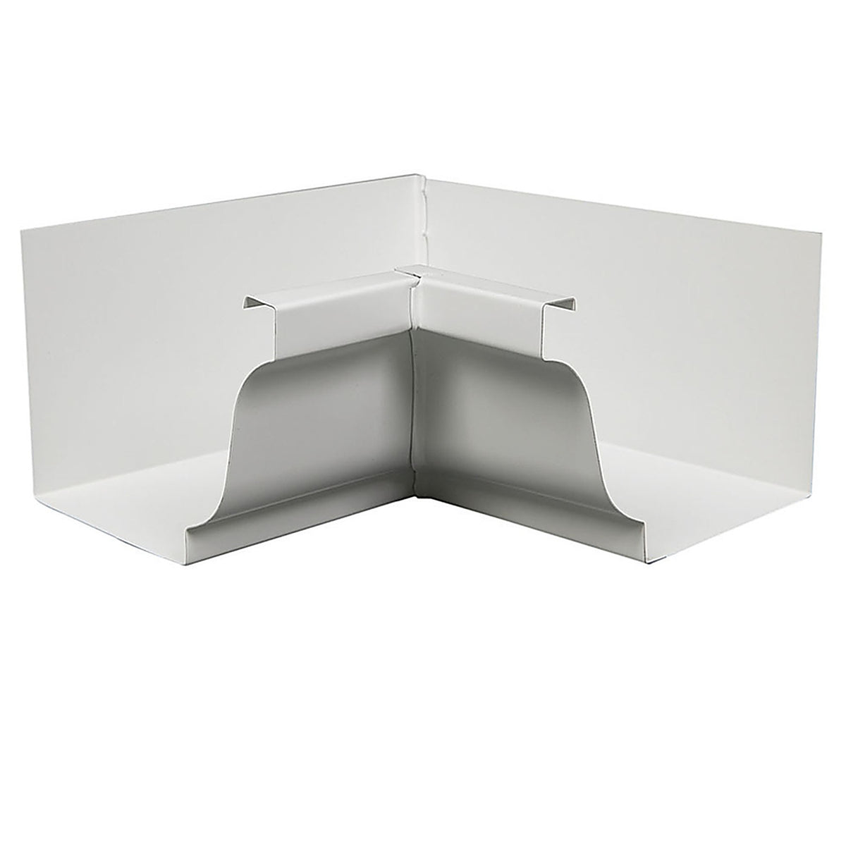 Amerimax - 47001 - 5 In. H X 6 In. W X 10 In. L White Aluminum K Inside Corner