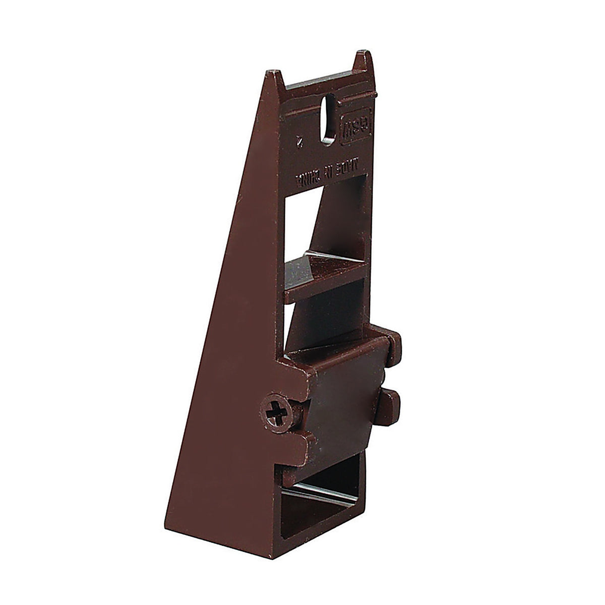 Amerimax T1539 3 in. H x 1.5 in. W x 1 in. L Brown Vinyl Contemporary Fascia Fixer