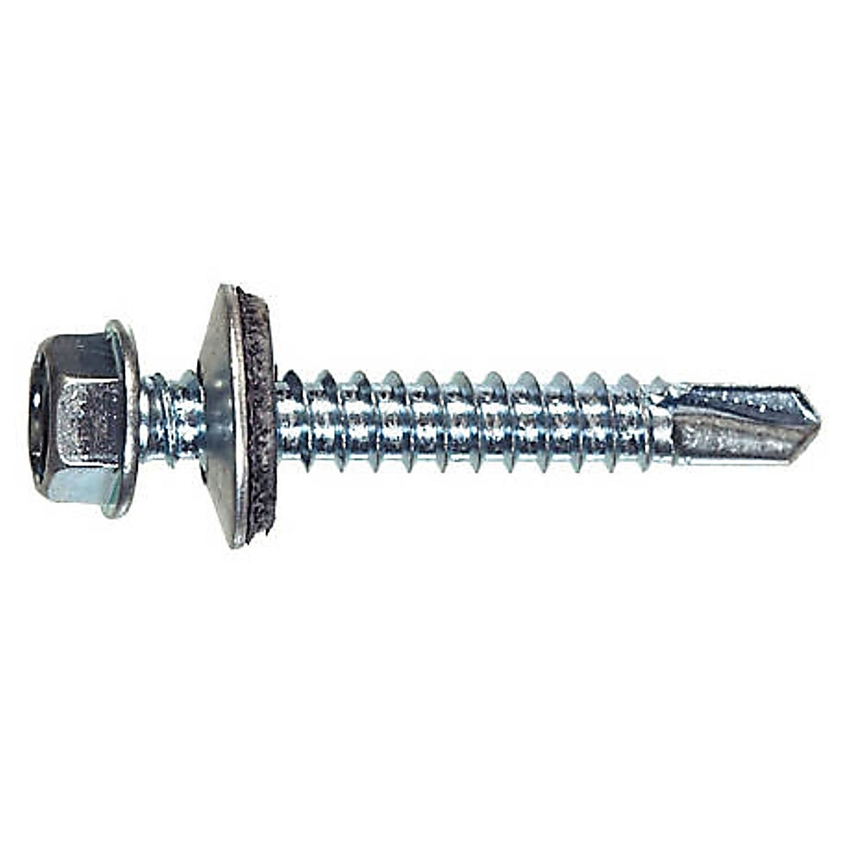 Grip-Rite NHDW121125 Pro-Twist No. 12 Sizes x 1-1/2 in. L Hex Head Screws w/Washers 5 lb.