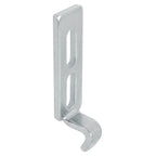 Prime-Line - E 2054 - Zinc-Plated Stainless Steel Latch Keeper 2 pk