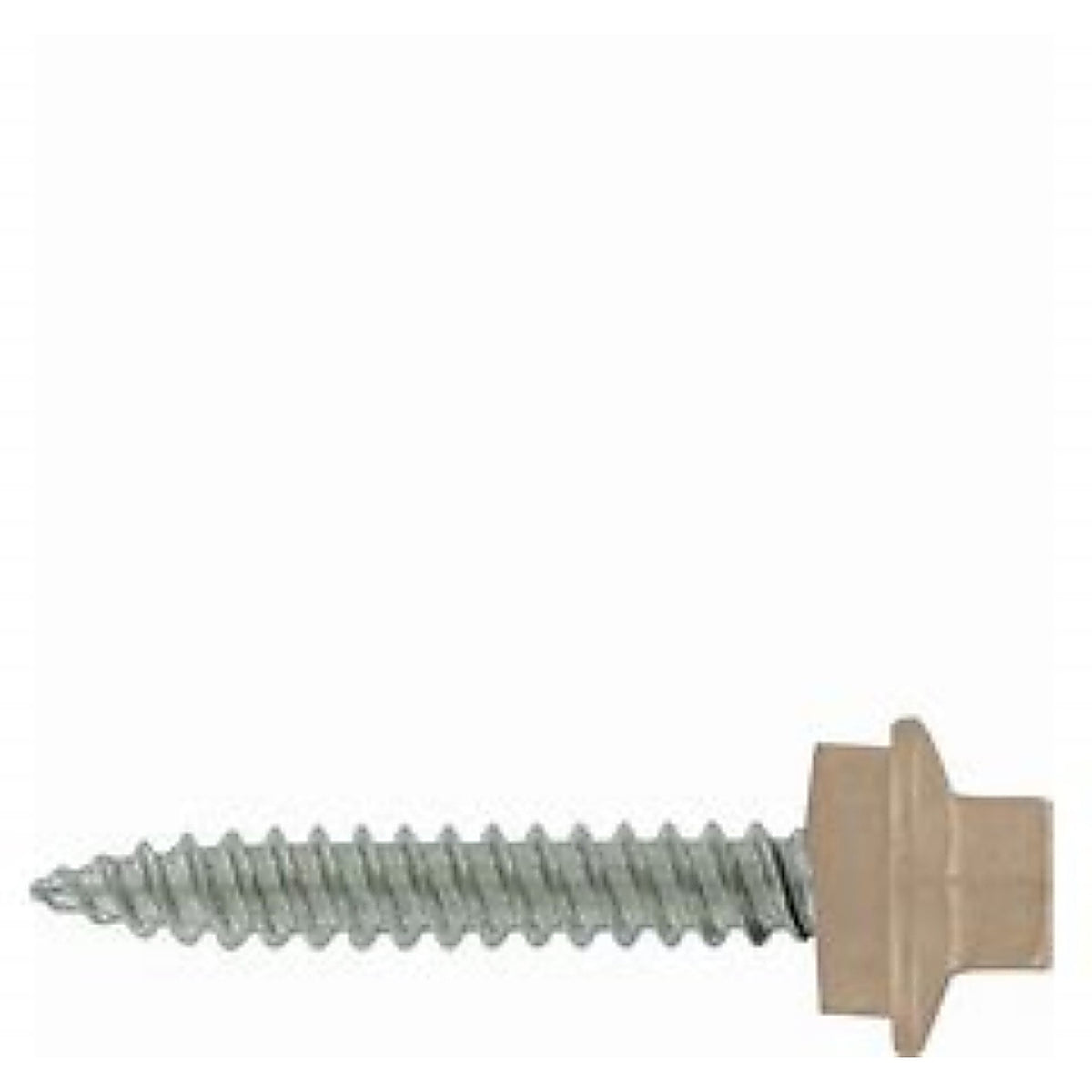 Grip-Rite NHWNW91001TAN Pro-Twist No. 9 Sizes x 1 in. L Hex Hex Head Screws w/Washers 1 lb. 115/Pack