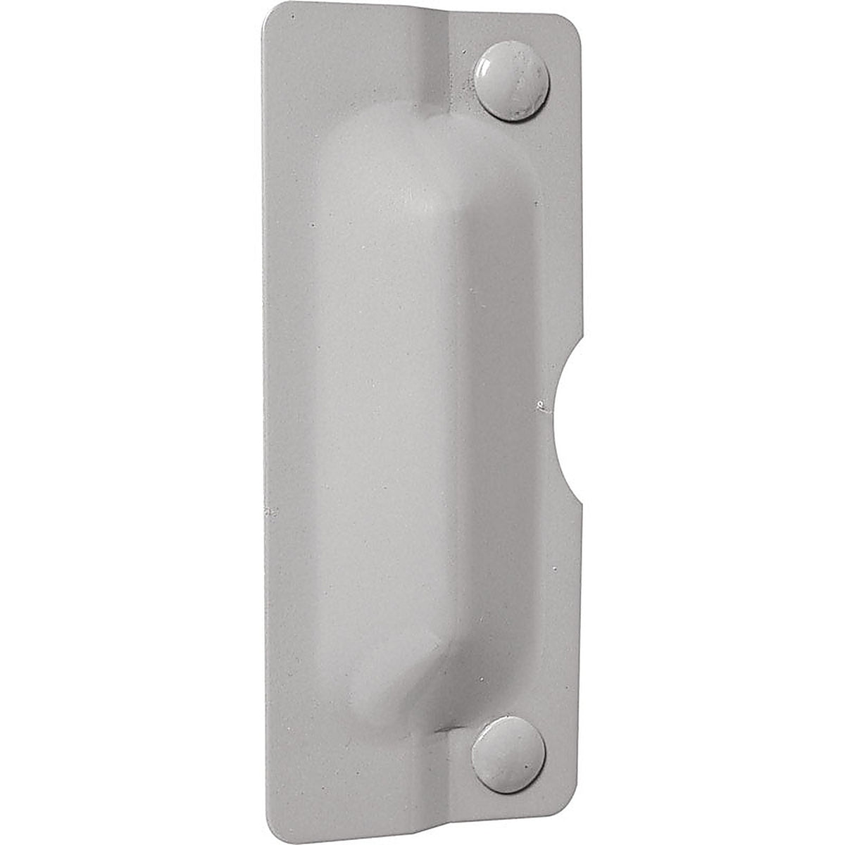 Prime-Line U9500 3 in. H x 7 in. L Brushed Stainless Steel Gray Steel Latch Shield