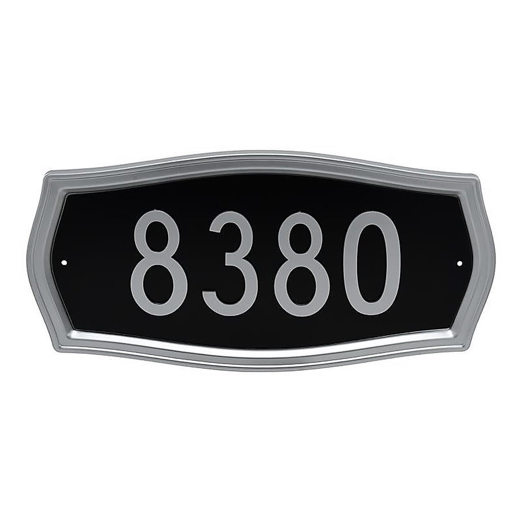 Hillman - 847331 - Distinctions Black Die-Cast Zinc Heritage Address Plate