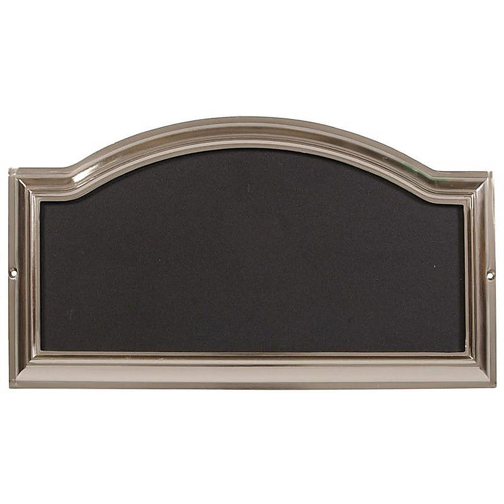 Hillman - 843267 - Distinctions Brushed Nickel Die-Cast Zinc Rectangle Address Plate