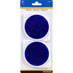 Hillman 844011 3 in. Round Blue Reflectors 2/Pack