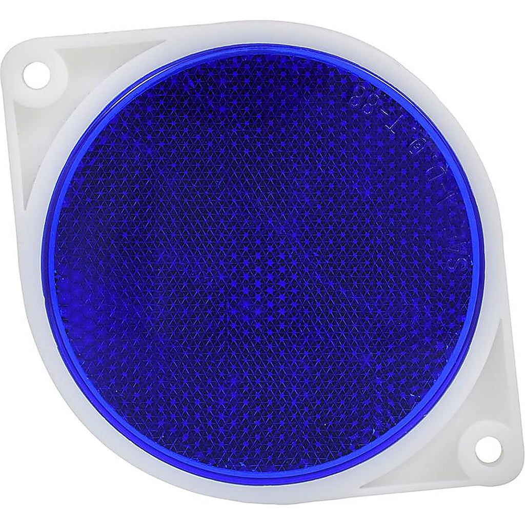 Hillman 844011 3 in. Round Blue Reflectors 2/Pack