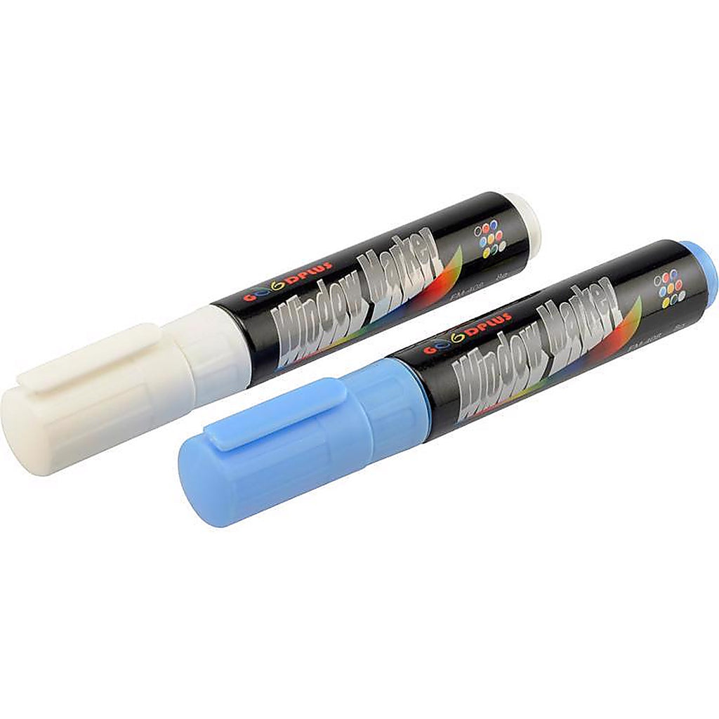 Hillman 847341 Blue/White Window Marker 2/Pack