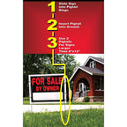Hillman 848648 18 in. H Aluminum Pigtail Sign Stake