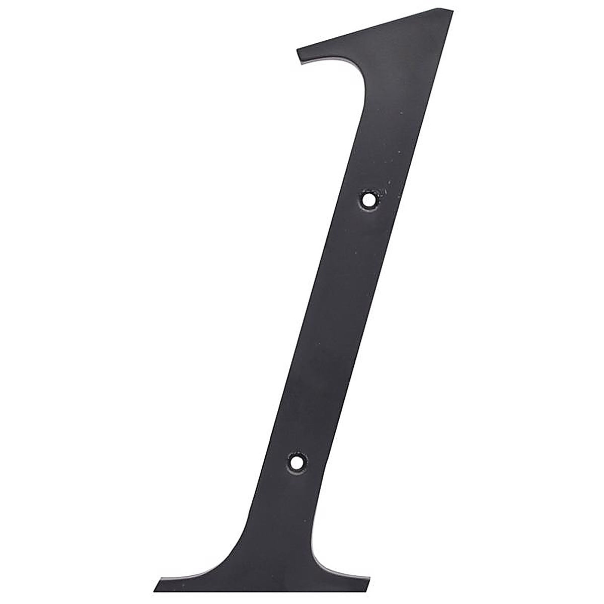 Hillman 847375 6 in. Black Plastic Nail-On Number 1 1/pc.