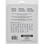 Hillman 840245 6 in. Card Stock Decor Stencil Set 38/Pack