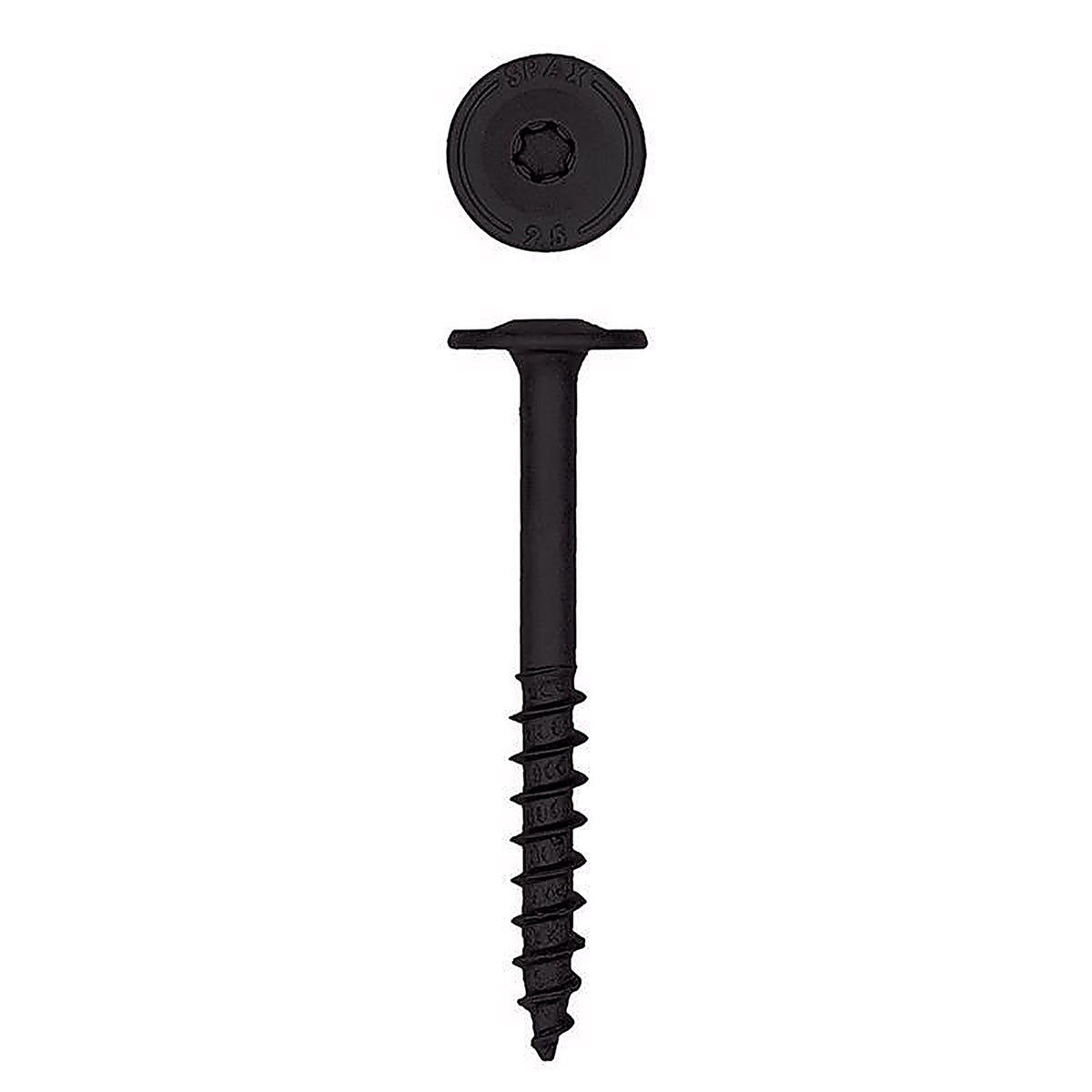 Spax - 45818207006343 - Powerlag 1/4 In. In. X 2-1/2 In. L T-30 Washer Head Serrated Structural Screws