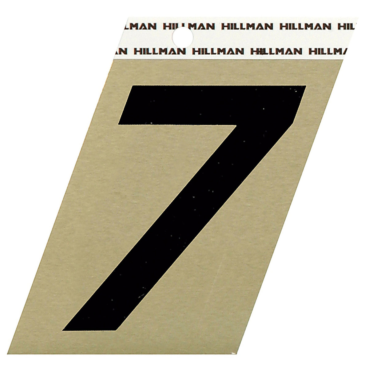 Hillman 840566 3 in. Reflective Black Metal Self-Adhesive Number 7 1/pc.