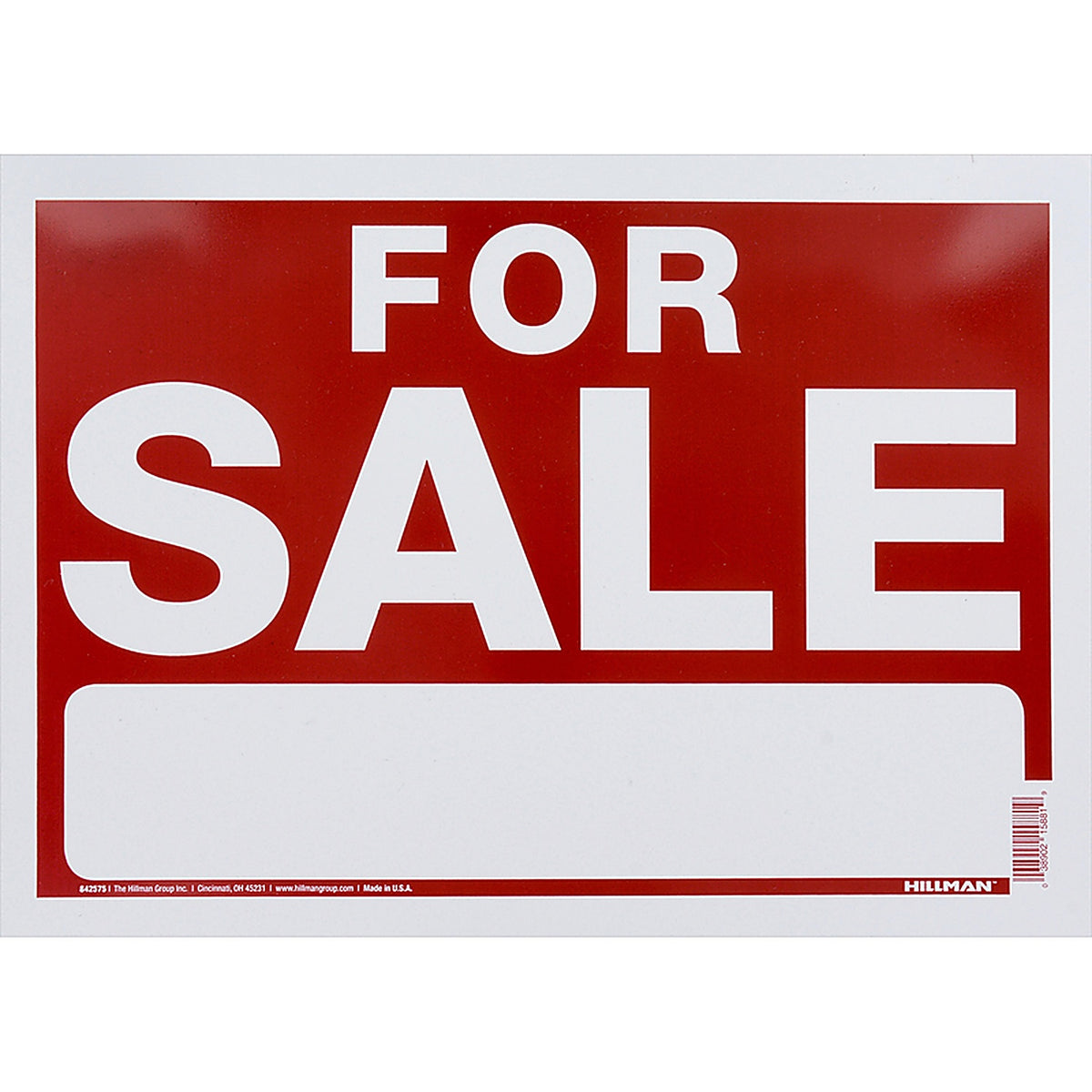 Hillman 842575 English Red For Sale Sign 10 in. H x 14 in. W