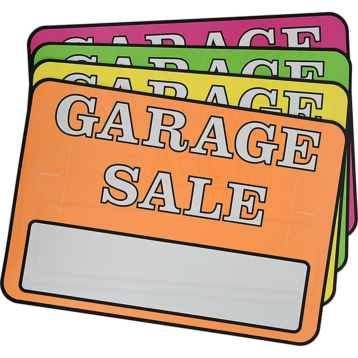 Hillman 844720 English Assorted Garage Sale Sign Kit 8 in. H x 12 in. W