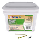 Grip-Rite LP212STGDBK PrimeGuard Plus No. 9 wire S X 2-1/2 in. L Star Flat Head Deck Screws 25 lb