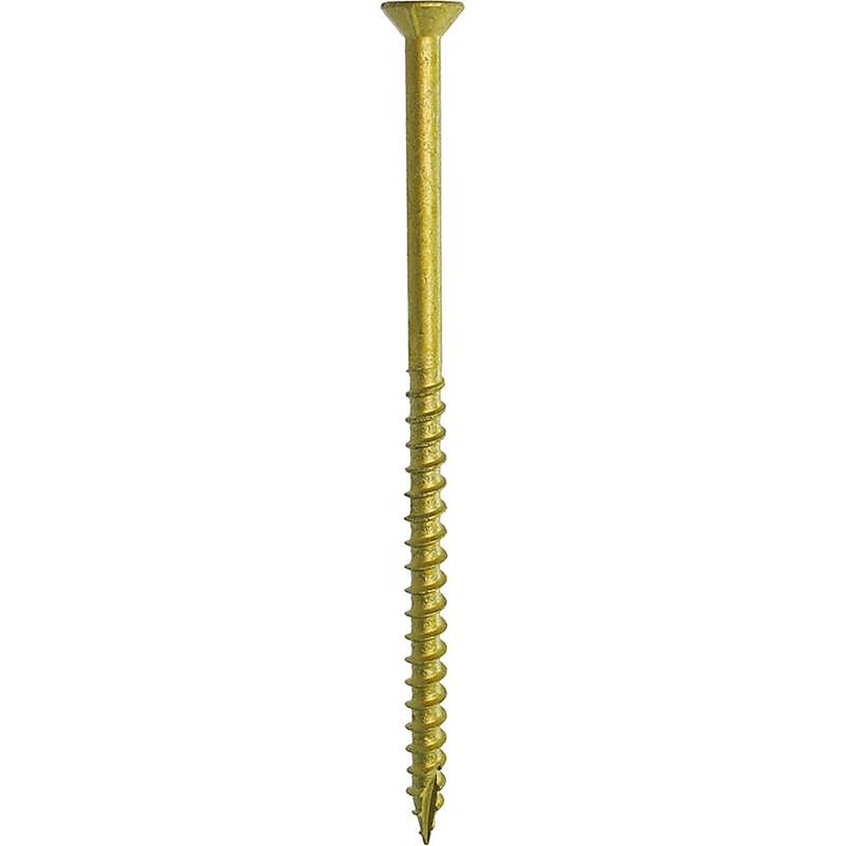 Grip-Rite L4STGD1 PrimeGuard Plus No. 10 wire S X 4 in. L Star Flat Head Deck Screws 1 lb 44 pk