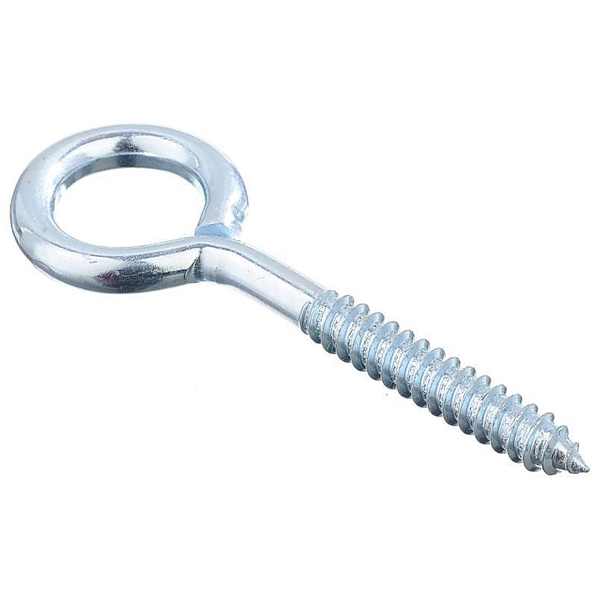 Hampton 02-3463-269 7/16 in. x 5-1/4 in. L Zinc-Plated Steel Lag Thread Eyebolt