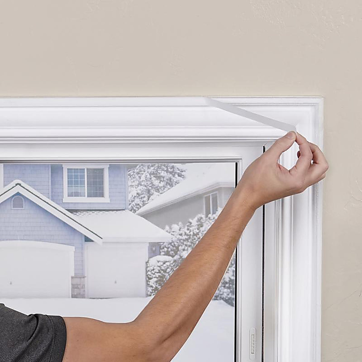 M-D 4646 Polar Block Clear Indoor Window Shrink Film 42 in. W x 62 in. L