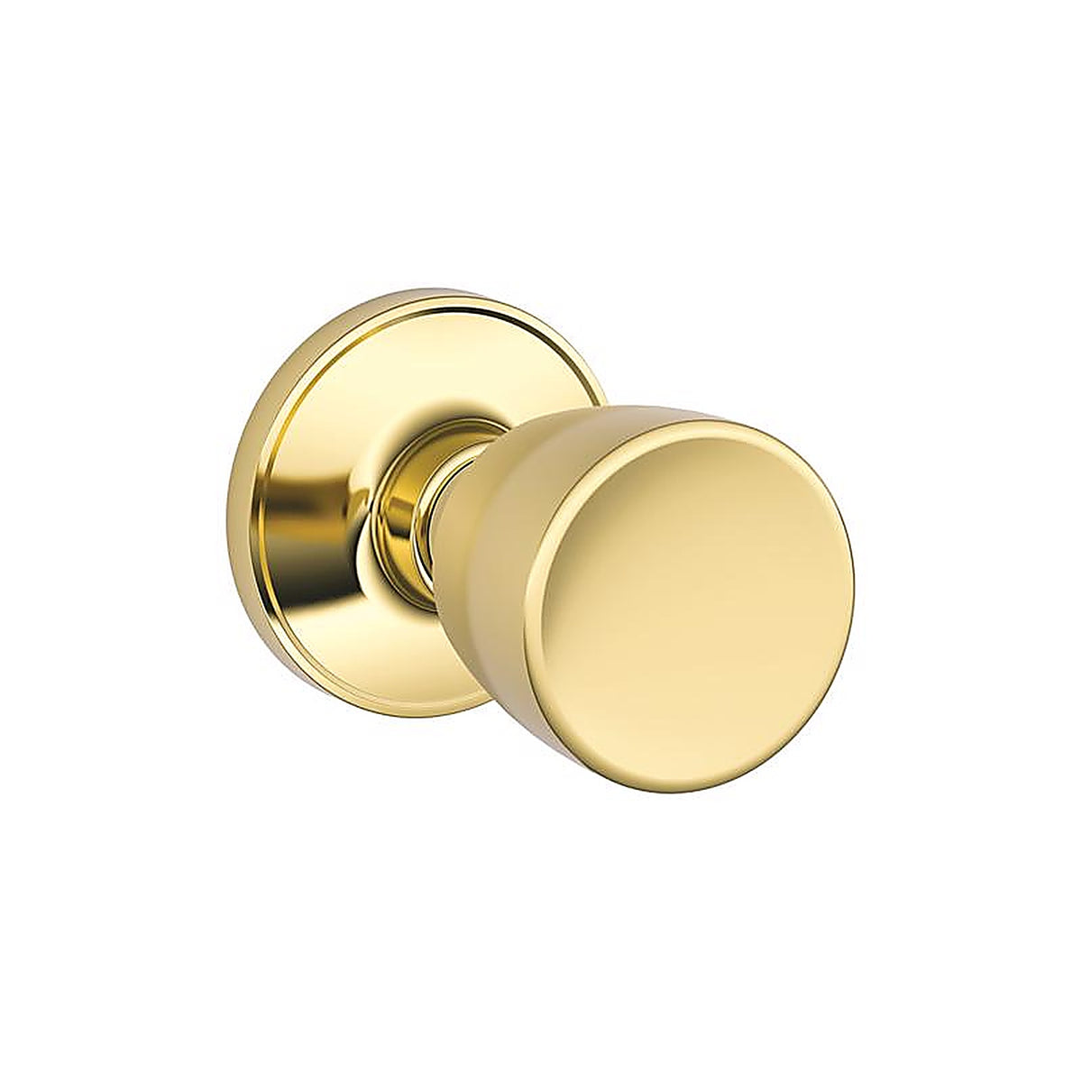 Schlage - J10VBYR605 - Byron Bright Brass Passage Knob Right or Left Handed
