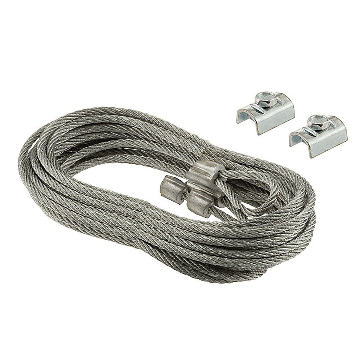 Prime-Line GD52102 104 in. L x 1/8 in. Dia. Carbon Steel Safety Cables