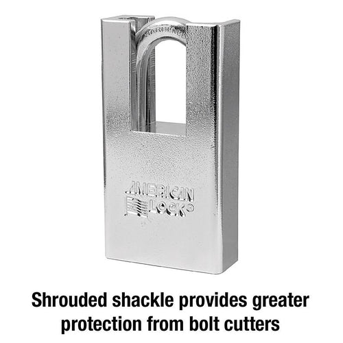 American Lock - A5300D - 6.5 In. H X 1-3/4 In. W Steel 5-Pin Cylinder Shrouded Padlock