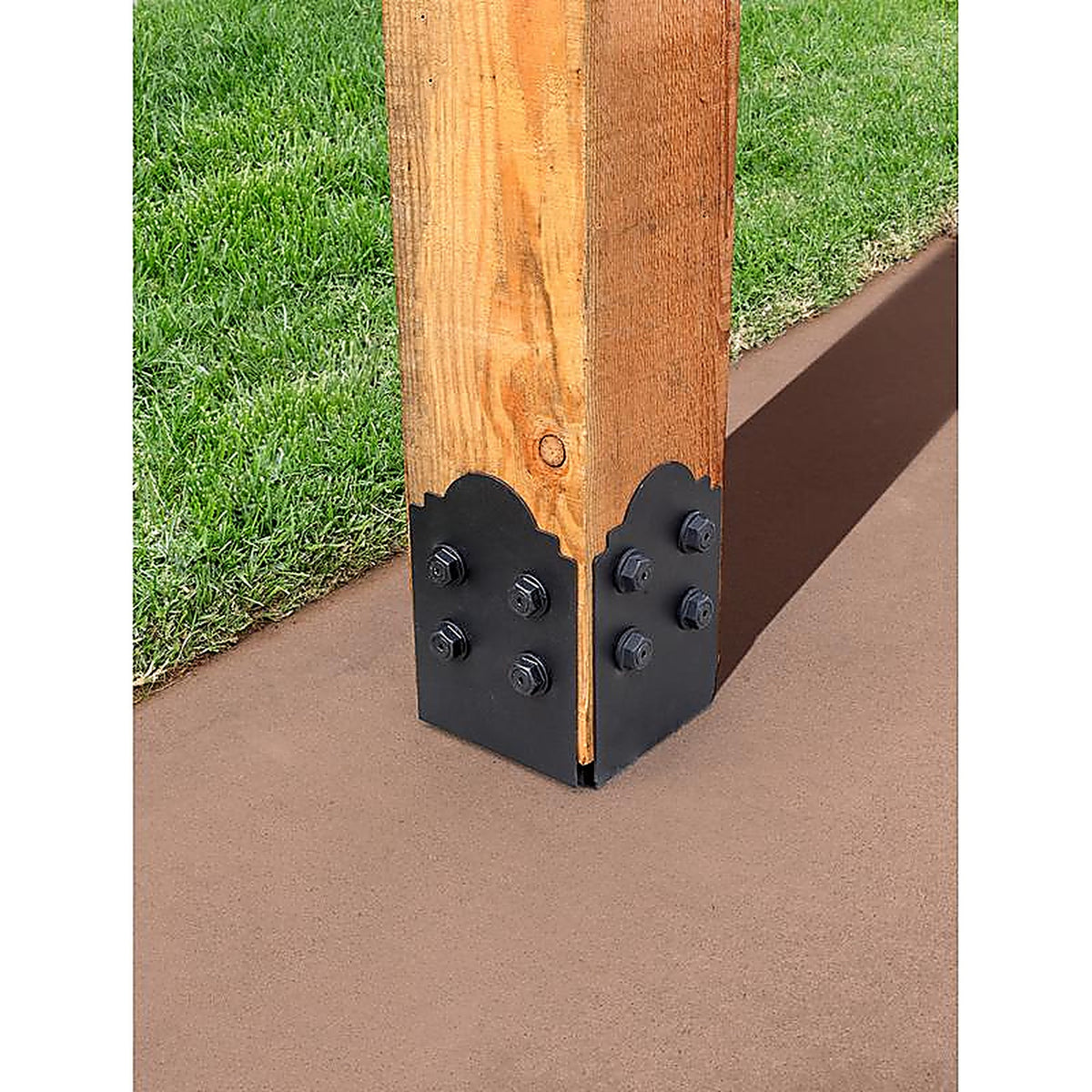 Simpson Strong-Tie - APB88R - Outdoor Accents 10.3125 In. H X 8 In. W 14 Ga. Galvanized Steel Post Base