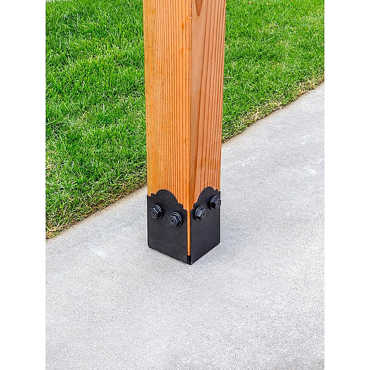 Simpson Strong-Tie - APB66R - Outdoor Accents 7.25 In. H X 6 In. W 12 Ga. Galvanized Steel Post Base