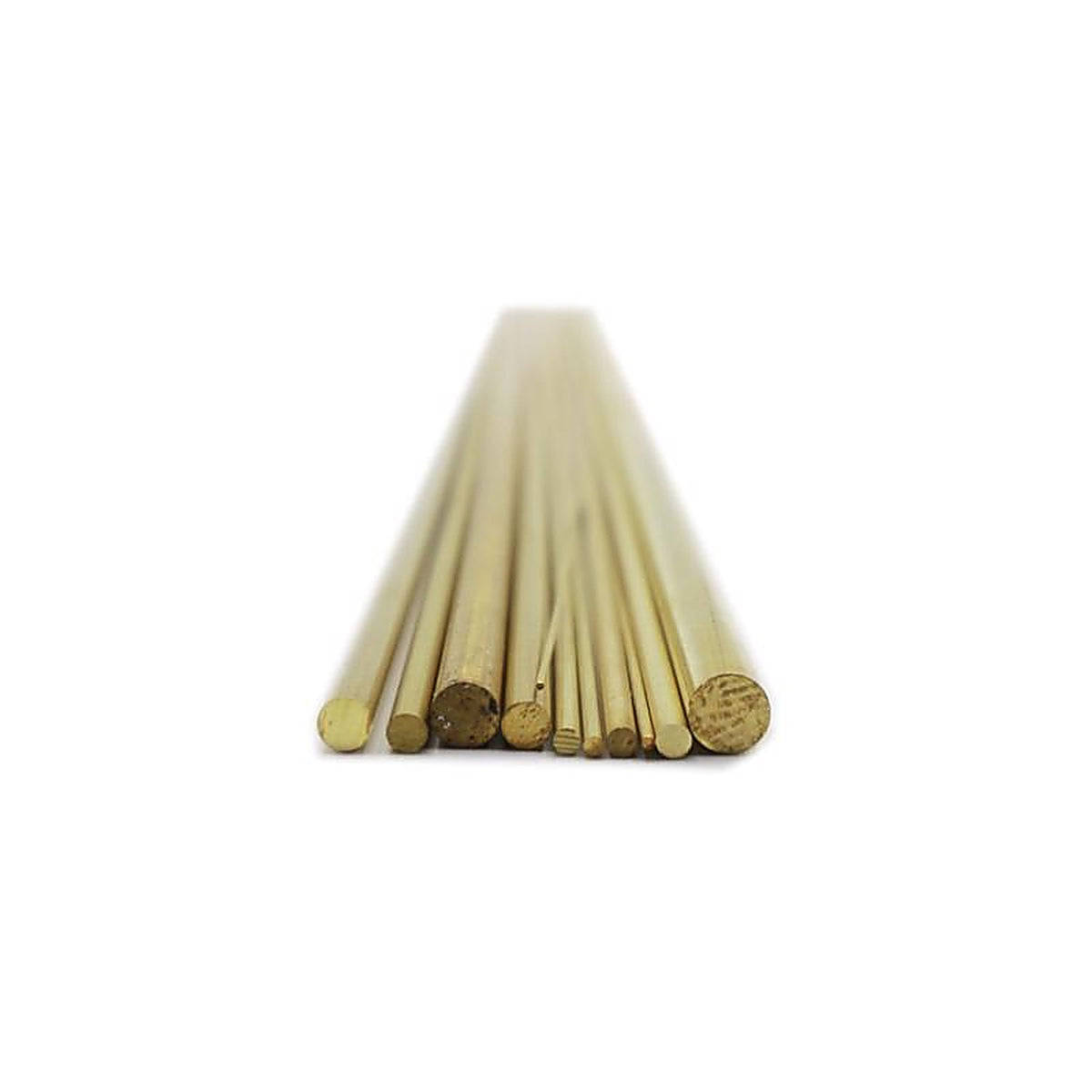 K&S - 3405 - 12 In. L Round Brass Tube 11 Pack