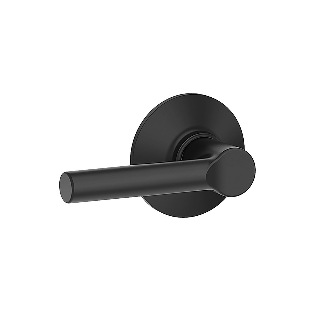 Schlage F10VBRW622 Broadway Matte Black Passage Lever Right or Left Handed