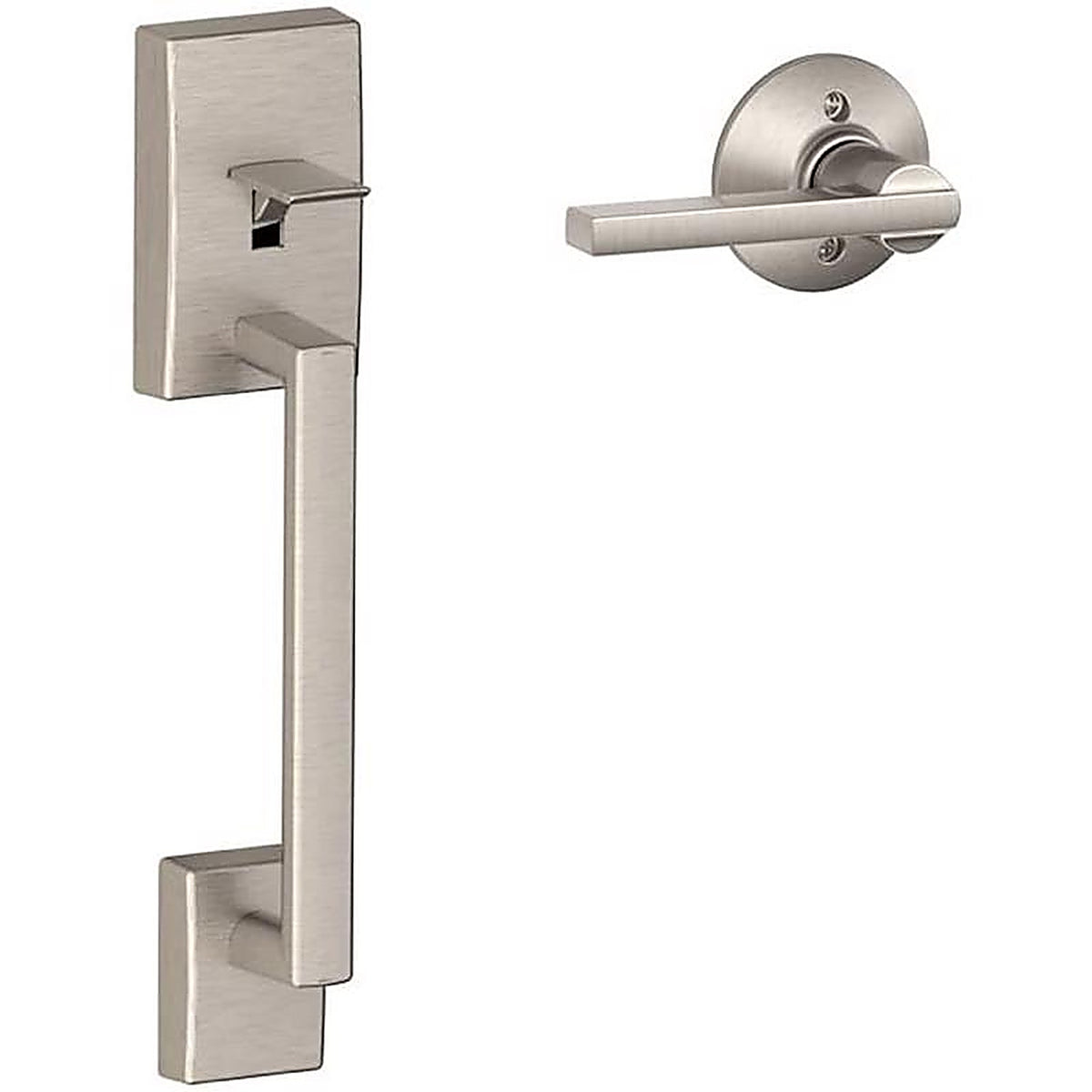 Schlage FE285GCEN619LAT Century Satin Nickel Handleset Grade 1 1-3/4 in.