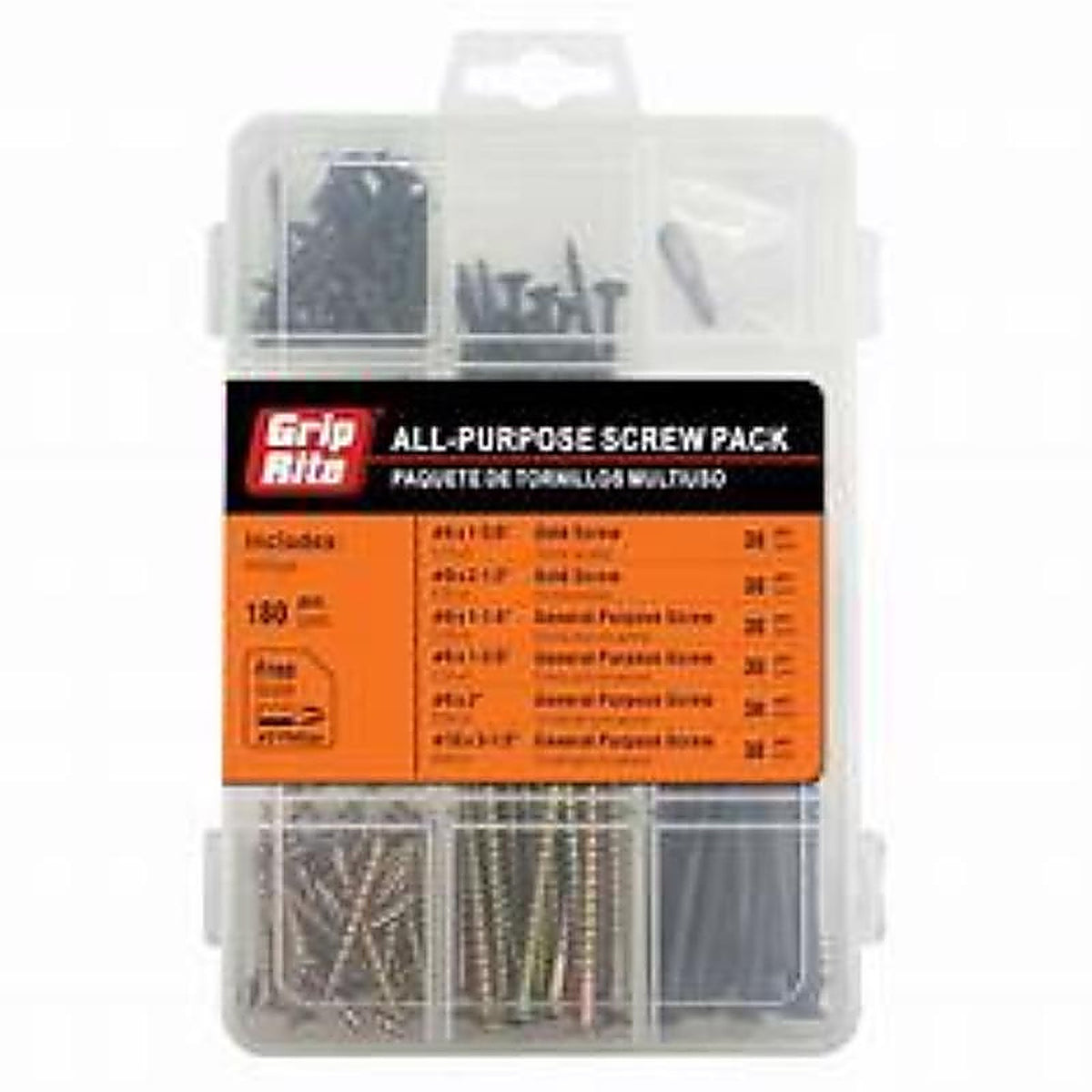 Grip-Rite - MPCDWS - No. 10 Wire X 3.5 In. L Phillips Bugle Head Coarse Multi-Purpose Screws
