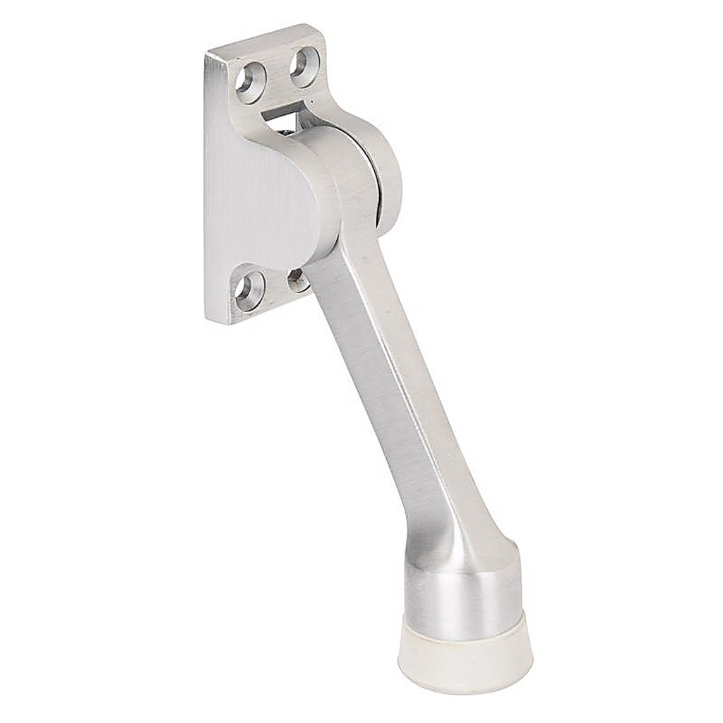 Brinks - BC41009 - Brass Satin Chrome Kick-Down Door Holder Mounts to Door 1 In.