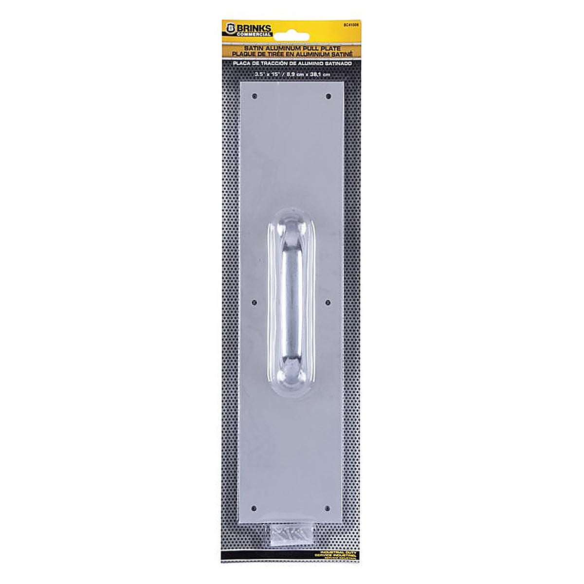 Brinks - BC41006 - 15 In. L Satin Aluminum Pull Plate