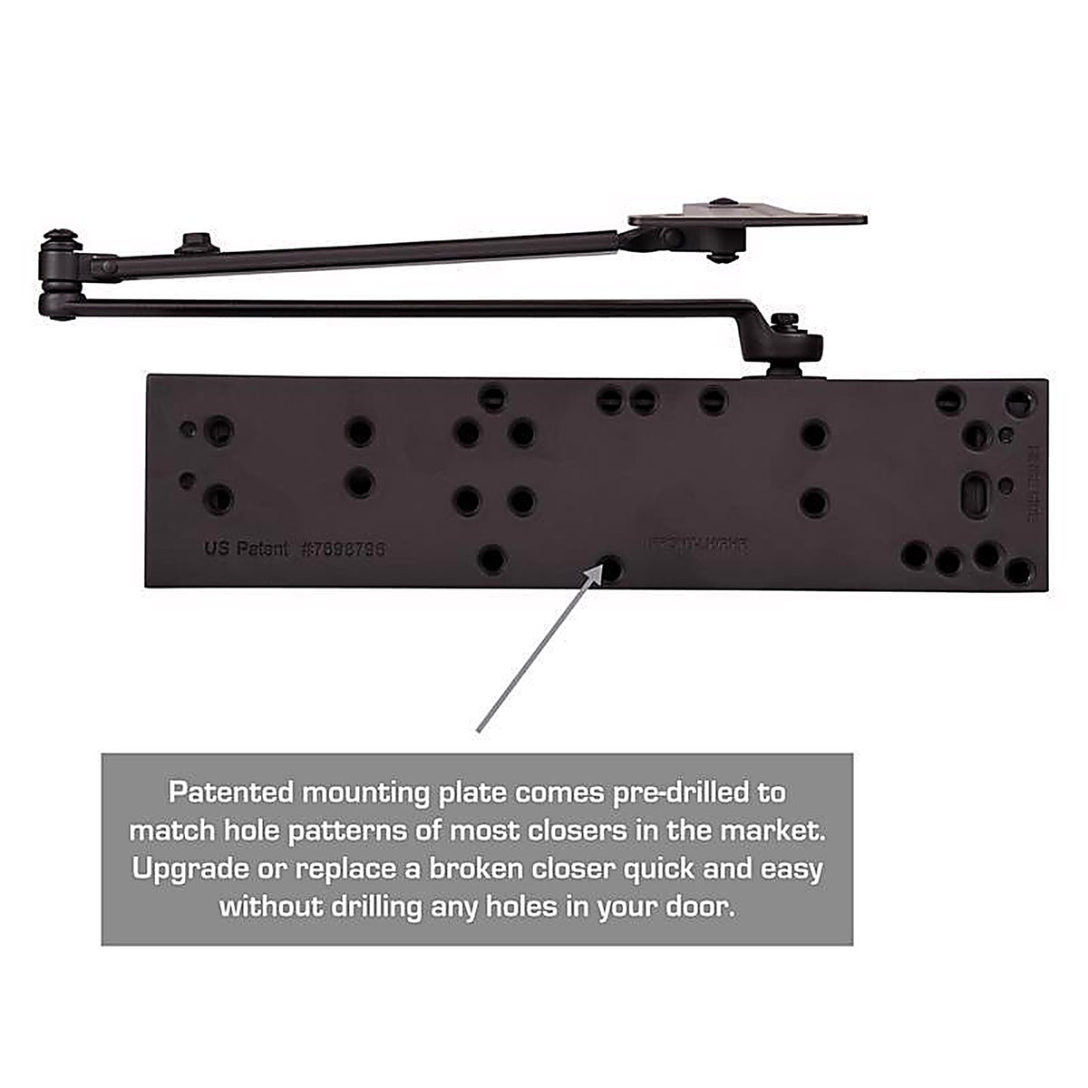 Brinks - BC4062 - Commercial Oil Rubbed Bronze Steel Hydraulic Door Closer Grade 1