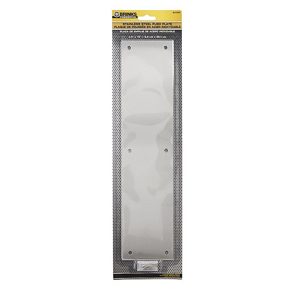 Brinks - BC41005 - 15 In. L Stainless Steel Push Plate
