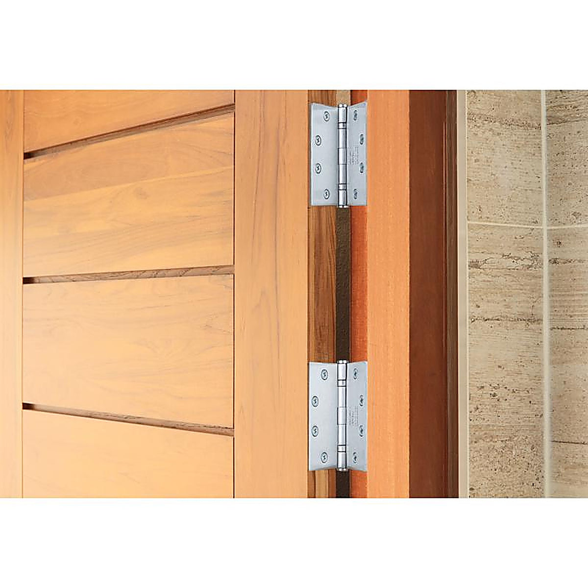Brinks - BC41011 - 4.5 In. L Satin Chrome Door Hinge 1 Pack