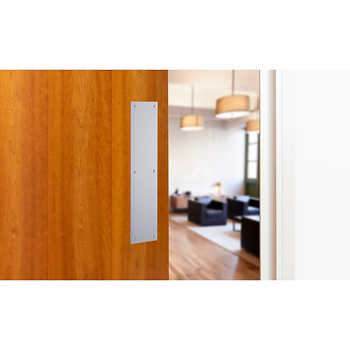 Brinks - BC41007 - 15 In. L Satin Aluminum Push Plate