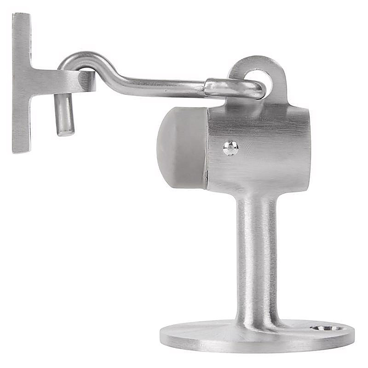 Brinks - BC40076 - Brass Satin Chrome Silver Door Stop Mounts to Floor 2-1/2 In.