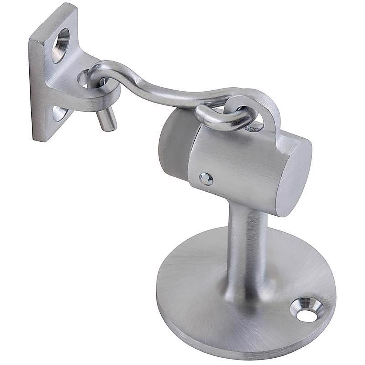 Brinks - BC40076 - Brass Satin Chrome Silver Door Stop Mounts to Floor 2-1/2 In.