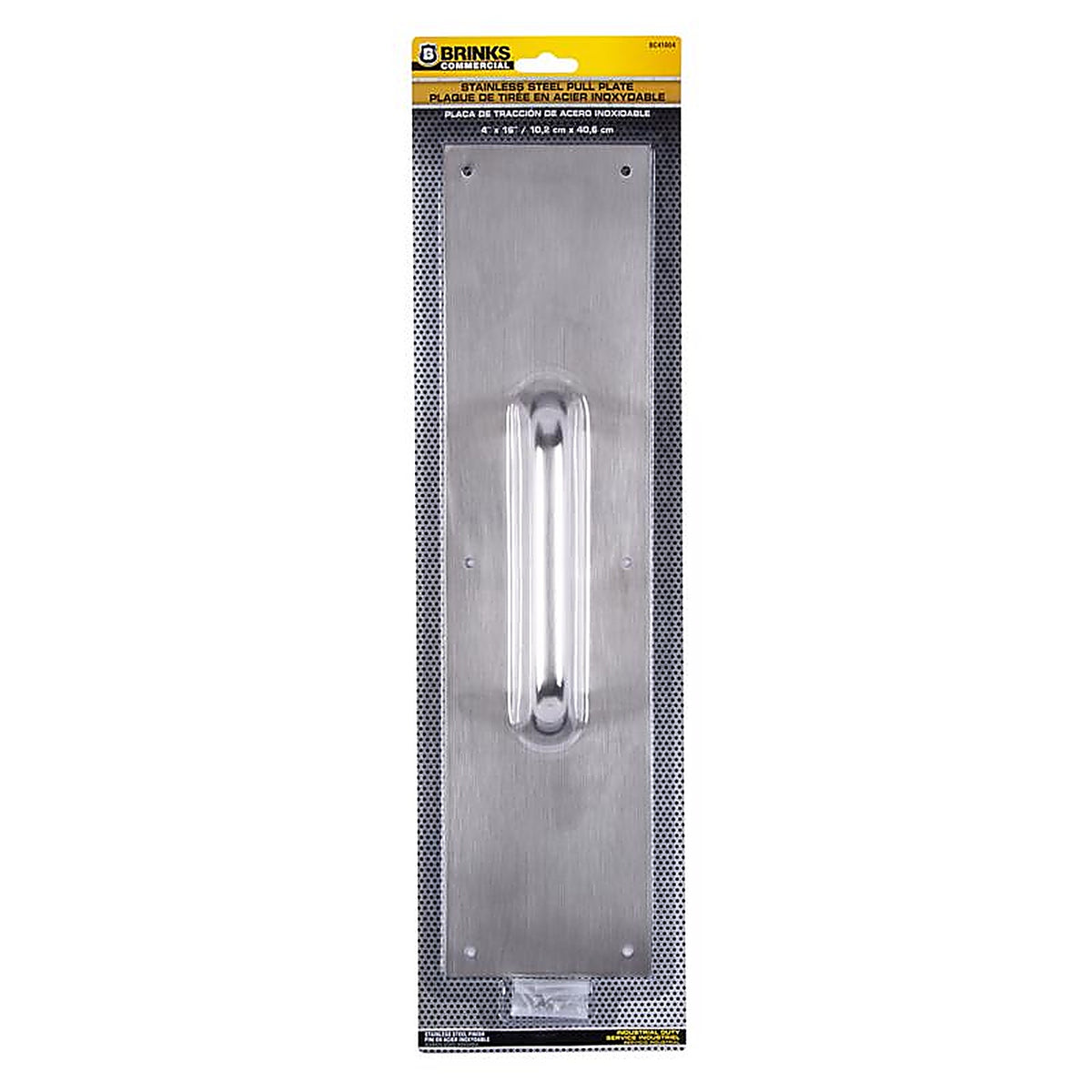 Brinks - BC41004 - 16 In. L Stainless Steel Pull Plate